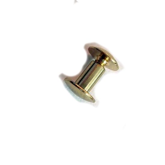 Chicago-nagler messing 9,5mm 10-pk