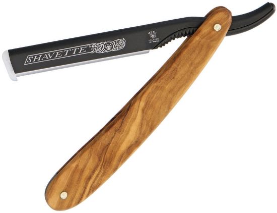 Dovo Shavette Olive Wood