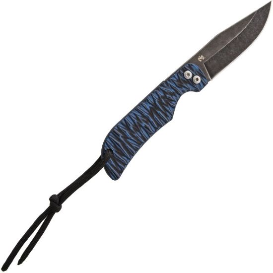 Fred Perrin Folding Neck Knife Blue 