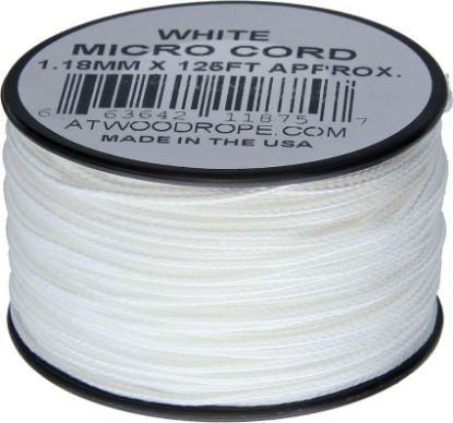 Micro Cord 125ft White