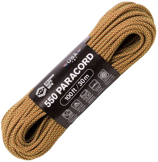 Parachute Cord Red/Sour Apple Diamond