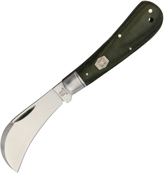 Rough Ryder Hawkbill Green Micarta