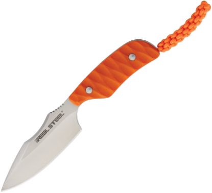 Real Steel 130A Fixed Blade Orange