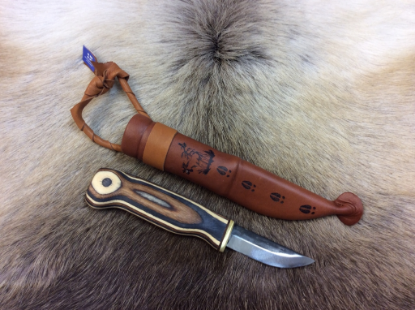 Wood Jewel Zebrakniv liten