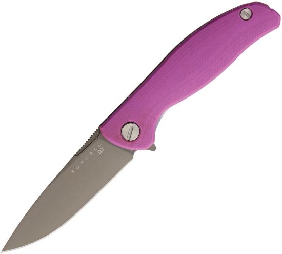 Komoran Linerlock Pink G-10