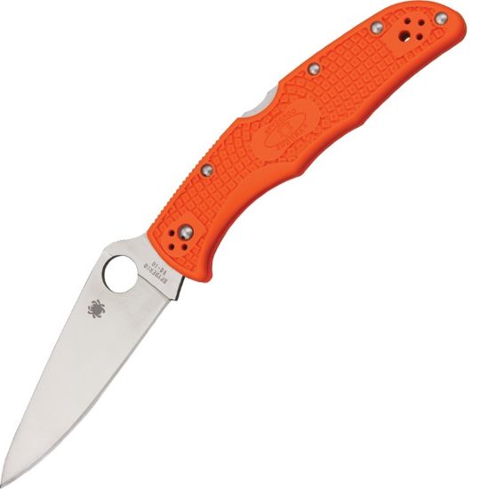 Spyderco Endura 4 Flat Ground oransje