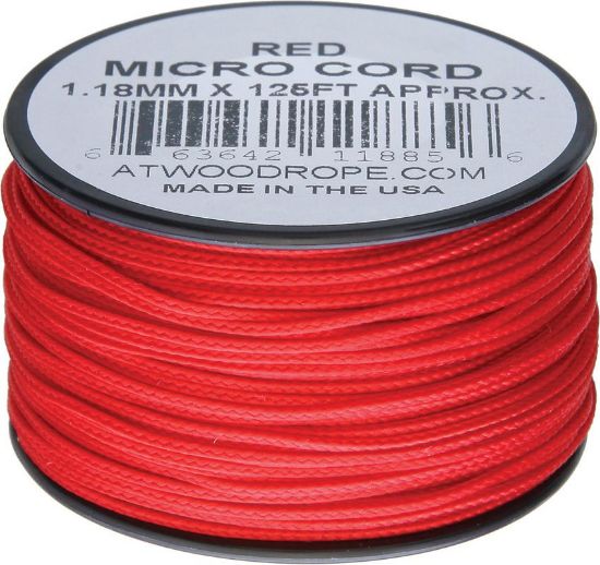Bilde av Micro Cord 125ft Red