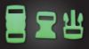 Bilde av Paracord Buckle Glow 10PK