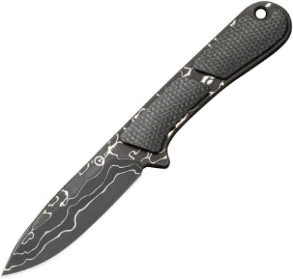 Bilde av Civivi Mini Elementum Fixed/Damascus