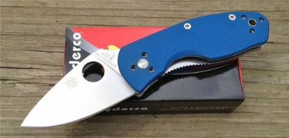 Bilde av Spyderco Ambitious Blue G10