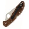 Bilde av Spyderco Delica Flat Ground Brown