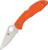 Bilde av Spyderco Delica Flat Ground Orange