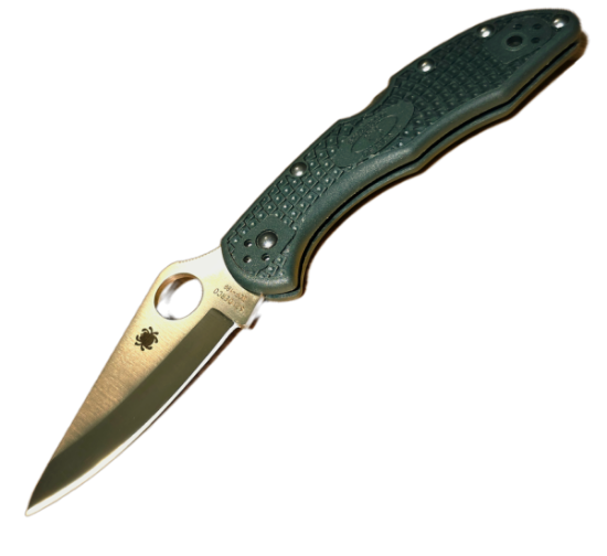 Bilde av Spyderco Delica Dark Green/ZDP-189