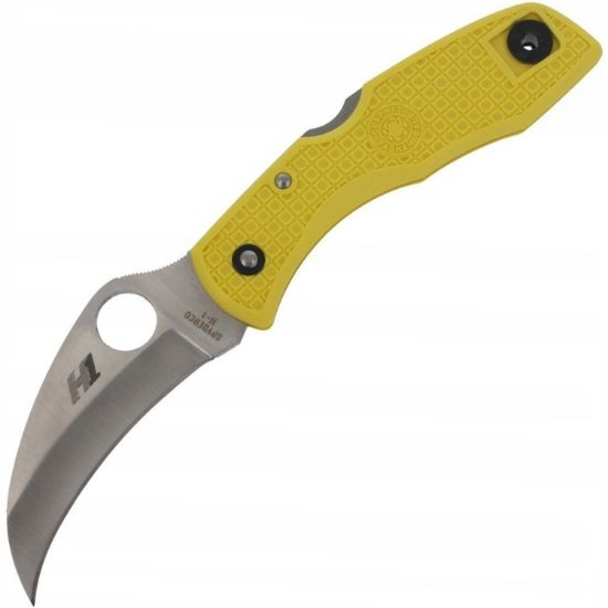 Bilde av Spyderco Tasman Salt Yellow plain